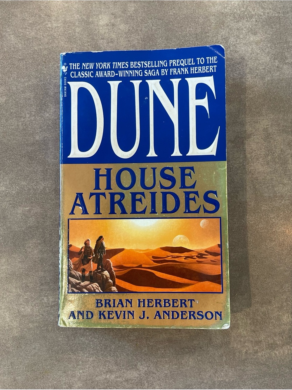 Dune: House Atreides Paperback Book - Blue and Gold Cover